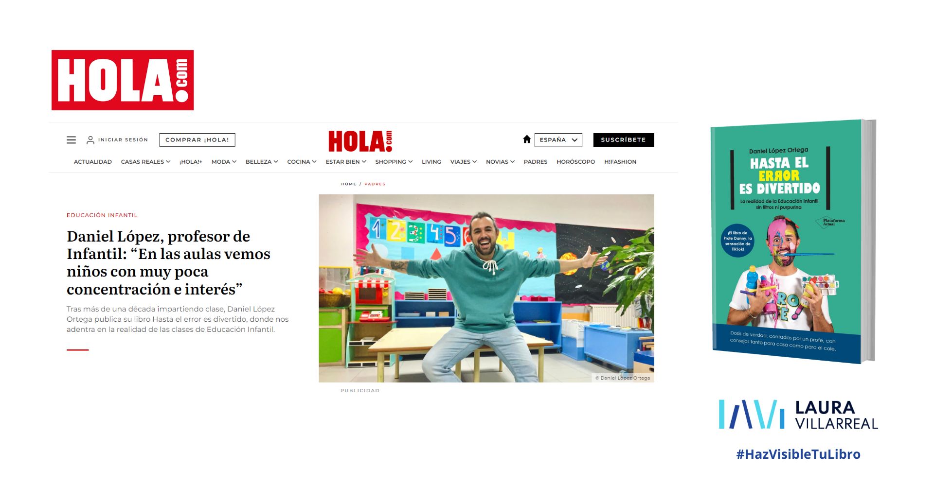 Entrevista Revista HOLA